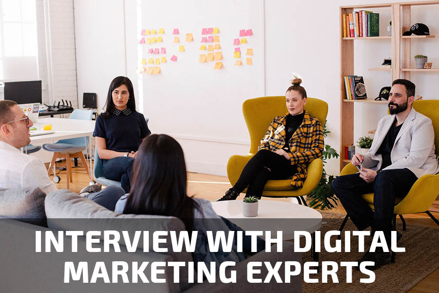 Interview with experts in digital marketing in Higher Education 